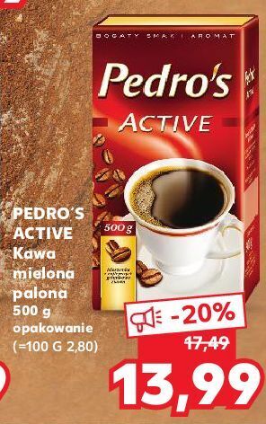 Kaufland Kawa pedro's active oferta