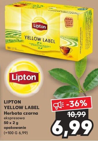 Kaufland Herbata lipton yellow label tea oferta