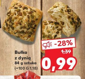 Kaufland Bułka z dynią oferta