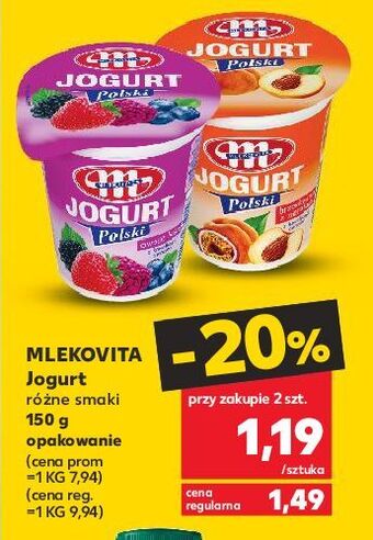 Kaufland Jogurt brzoskwinia mlekovita polski oferta