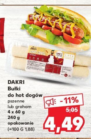 Kaufland Bułeczki hot-dog dakri oferta