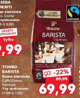 Kaufland Kawa espresso tchibo barista oferta