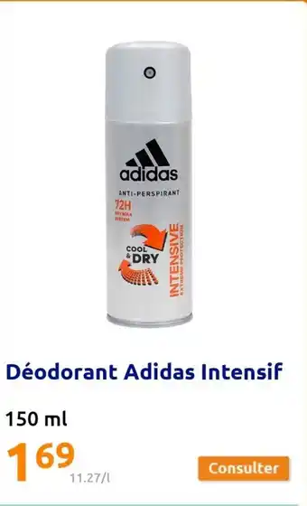 Action Adidas Deodorant Intensif 150 ml oferta