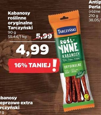 Netto Kabanosy roślinne oryginalne tarczyński oferta
