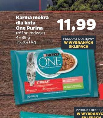 Netto Karma mokra dla kota one purina oferta