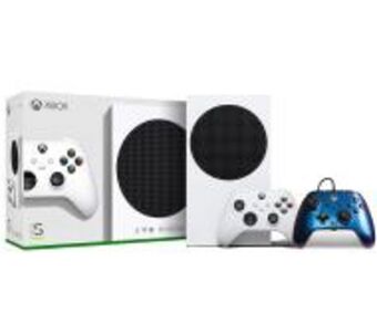 RTV EURO AGD Xbox series s + pad przewodowy powera enhanced nebula v2 oferta