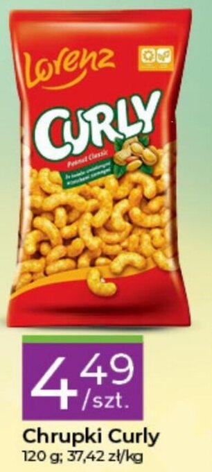 Stokrotka Lorenz Chrupki Curly 120 g oferta
