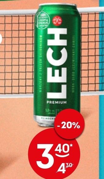 Żabka Lech premium piwo jasne 500 ml oferta