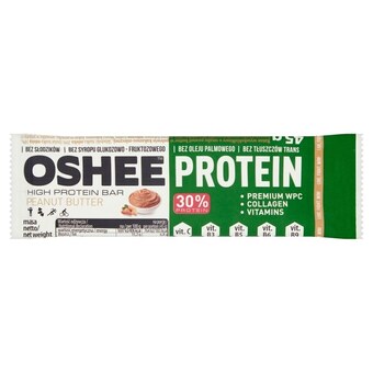 Żabka Oshee peanut butter baton wysokobiałkowy 45 g oferta