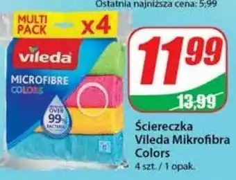 Rossmann Ściereczki z mikrofibrą colors 1 OPAK 4 SZT oferta