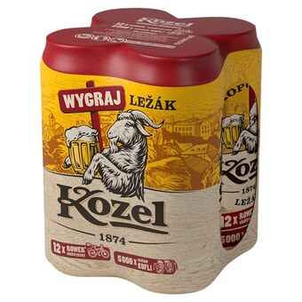Kozel ležák piwo jasne 2 l (4 x 0,5 l)