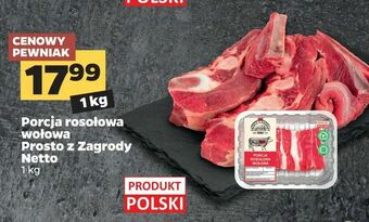 Netto Porcja rosołowa wołowa Prosto z Zagrody Netto oferta