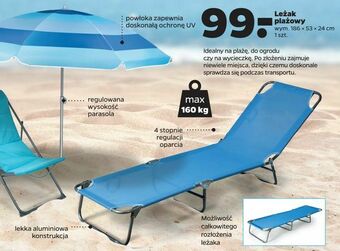 Netto Leżak plażowy oferta