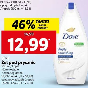 Żel pod prysznic dove 500ml