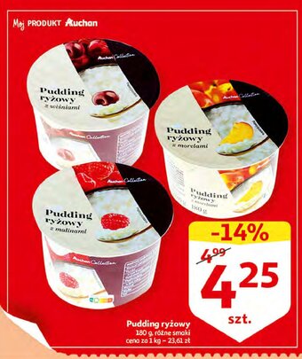 Auchan Pudding ryżowy z morelami oferta