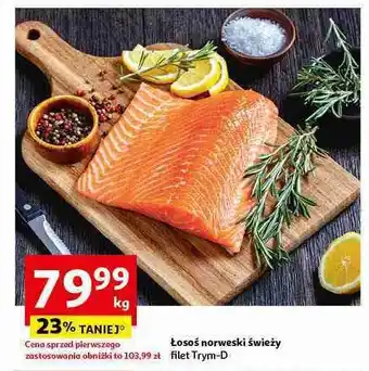 Auchan Łosoś norweski filet oferta