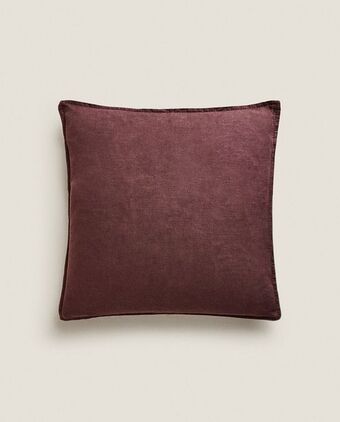 ZARA HOME Poszewka na poduszkę dekoracyjną z pranego lnu oferta