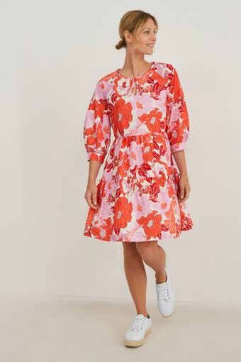C&A Sukienka o linii a - w kwiaty oferta