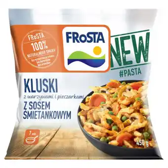 Auchan Frosta - kluski z warzywami i pieczarkami z sosem oferta