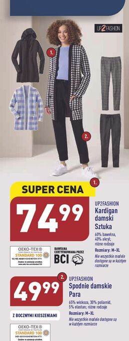 ALDI Kardigan damski m-xl up2fashion oferta