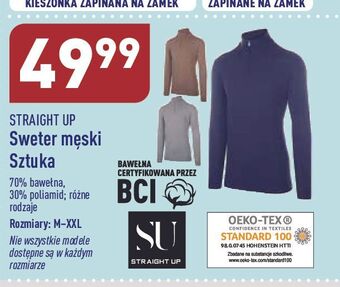 ALDI Sweter męski m-xxl straight up oferta