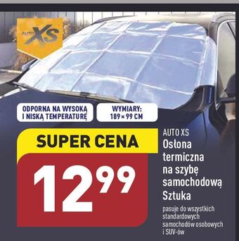 ALDI Osłona termiczna na szybę 189 x 99 cm auto xs oferta