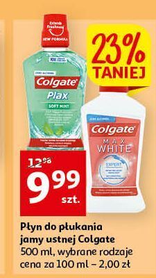 Auchan Płyn do płukania ust expert colgate max white oferta