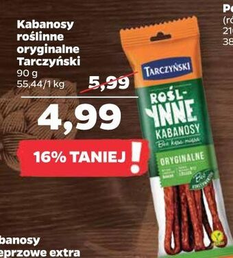 Netto Kabanosy oryginalne tarczyński roślinne oferta