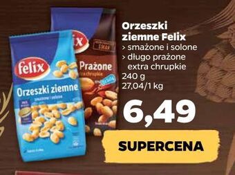 Netto Orzeszki ziemne smażone i solone felix oferta