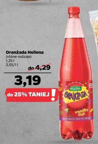 Netto Oranżada czerwona hellena oferta