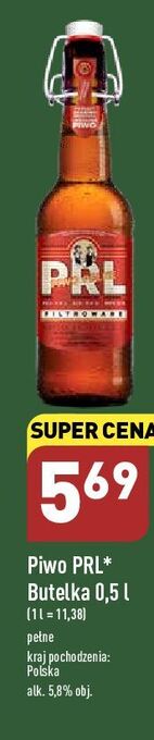ALDI Piwo prl jasne filtrowane oferta
