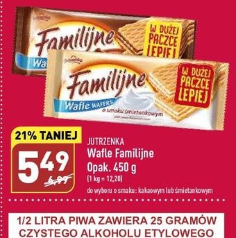 ALDI Wafle kakaowe jutrzenka familijne oferta