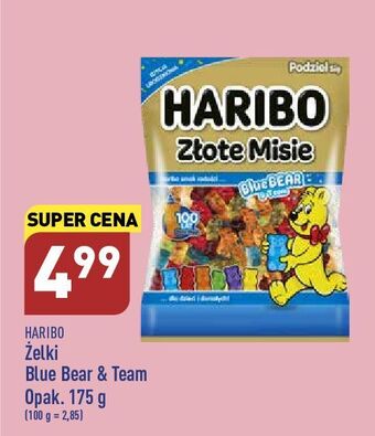ALDI Żelki blue bear and team haribo złote misie oferta