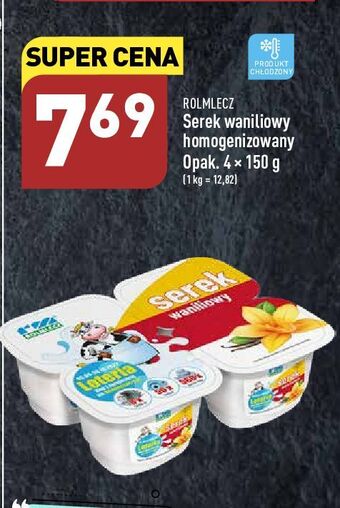 ALDI Serek waniliowy rolmlecz oferta