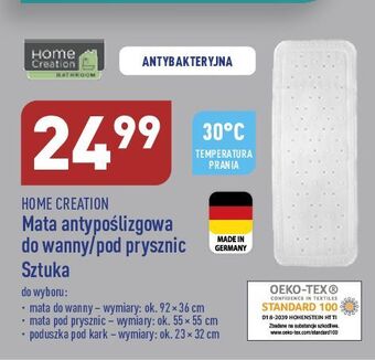 ALDI Mata antypoślizgowa do prysznica home creation oferta