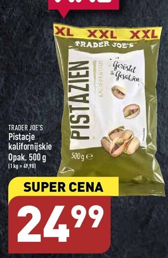 Pistacje kalifornijskie trader joe's