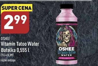 ALDI Napój lychee lemon oshee vitamin tattoo water oferta