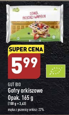 ALDI Gofry orkiszowe gut bio oferta
