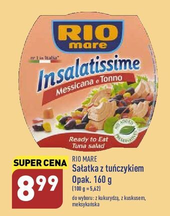 ALDI Sałatka meksykańska z tuńczykiem rio mare oferta
