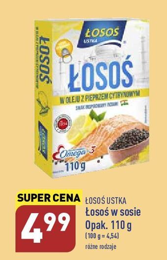 ALDI Łosoś w oleju z pieprzem cytrynowym ustka oferta