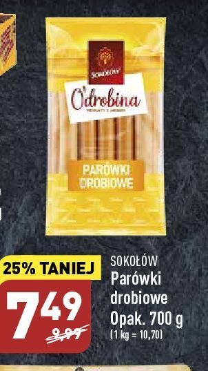 ALDI Parówki drobiowe sokołów oferta