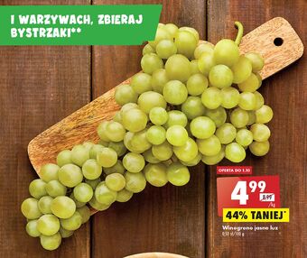 Biedronka Winogrona jasne oferta
