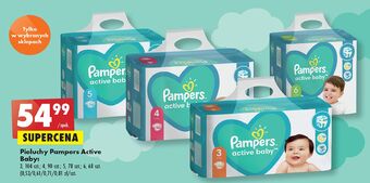 Biedronka Pieluchy 5 pampers active baby oferta