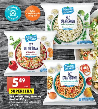 Biedronka Ryż kalafiorowy zioła ogrodowe mroźna kraina oferta