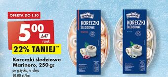 Biedronka Koreczki śledziowe po giżycku marinero oferta