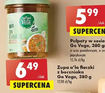 Biedronka Zupa a'la flaczki z boczniaka govege oferta