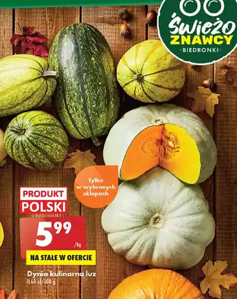 Biedronka Dynia kulinarna oferta