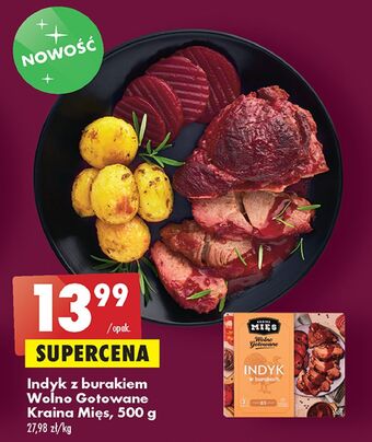 Biedronka Indyk z burakiem wolno gotowane kraina mięs oferta