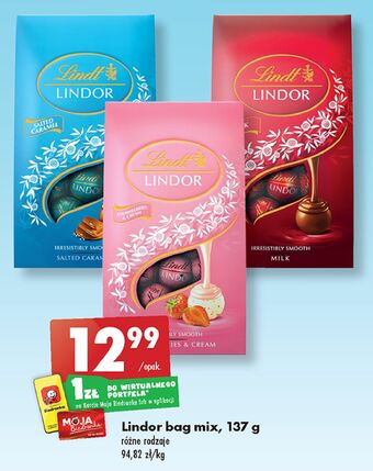 Biedronka Bombonierka milk lindt lindor oferta