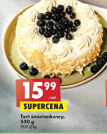 Biedronka Tort śmietankowy oferta